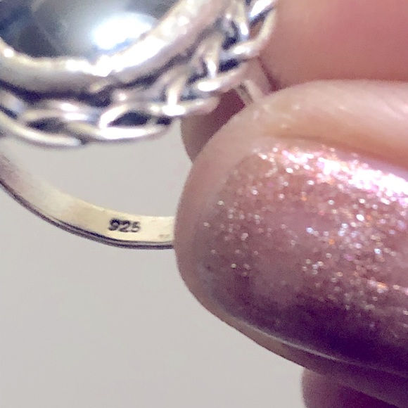 Sterling Silver Hematite Ring - Picture 6 of 7